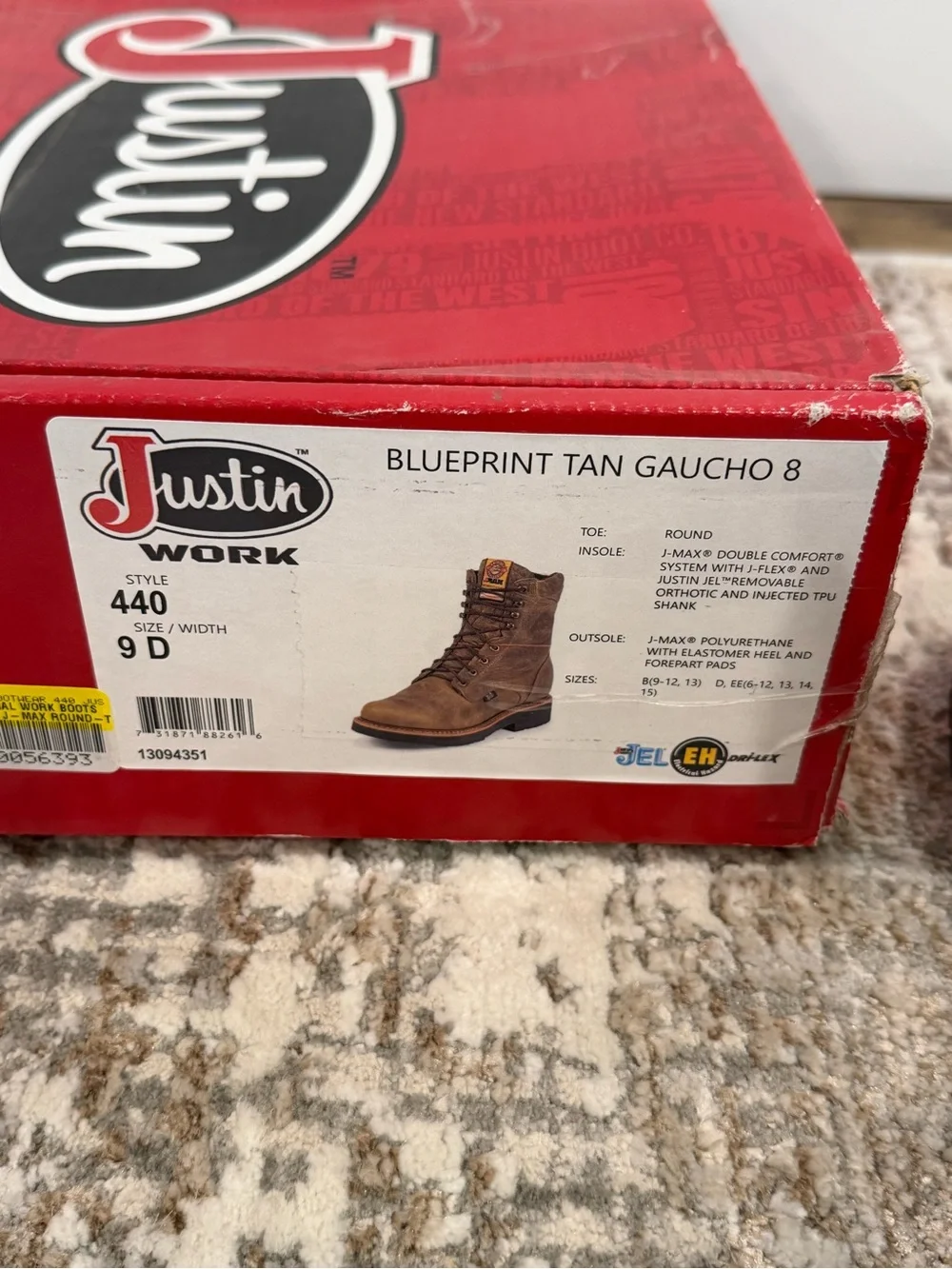 Justin Boots Blueprint 8
